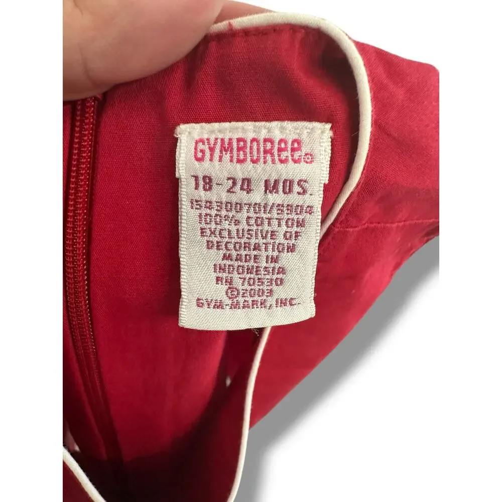 2003 Vintage Gymboree Red Heart Dress